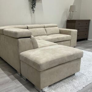 Kulmavuodesohva Milano vaaleanruskea