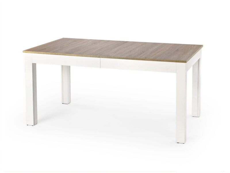 SEWERYN 160/300 cm jätkettava ruokapöytä tammi / valkoinen