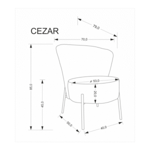 Cesar-nojatuoli