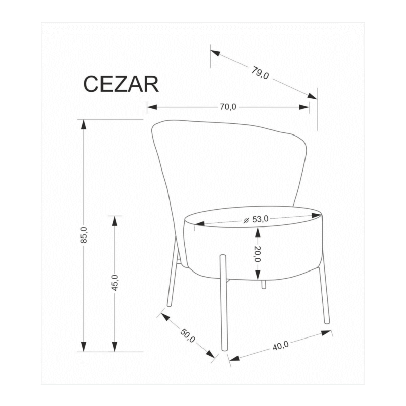 Cesar-nojatuoli