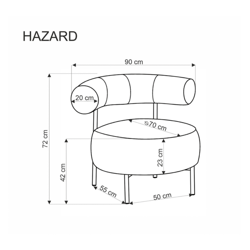 Hazard-nojatuoli