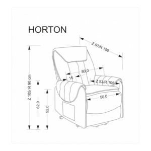 Horton-recliner nojatuoli
