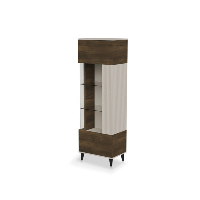 Random 2 W-1-vitriinikaappi