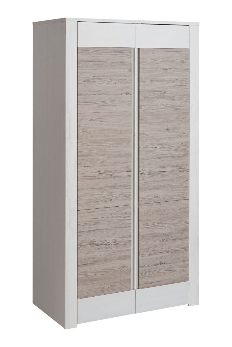 ALVO SZF2D vaatekaappi (andersen valkoinen mänty/andersen beige)