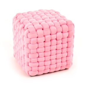 RUBIK-pouffen väri: vaaleanpunainen