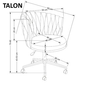TALON tuoli, pinkki