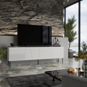 ABI TV-teline matta valkoinen/ mattavalkoinen