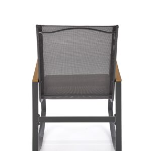 ZLATAN puutarhatuoli, väri: d.grey / l.grey