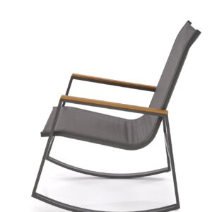 ZLATAN puutarhatuoli, väri: d.grey / l.grey