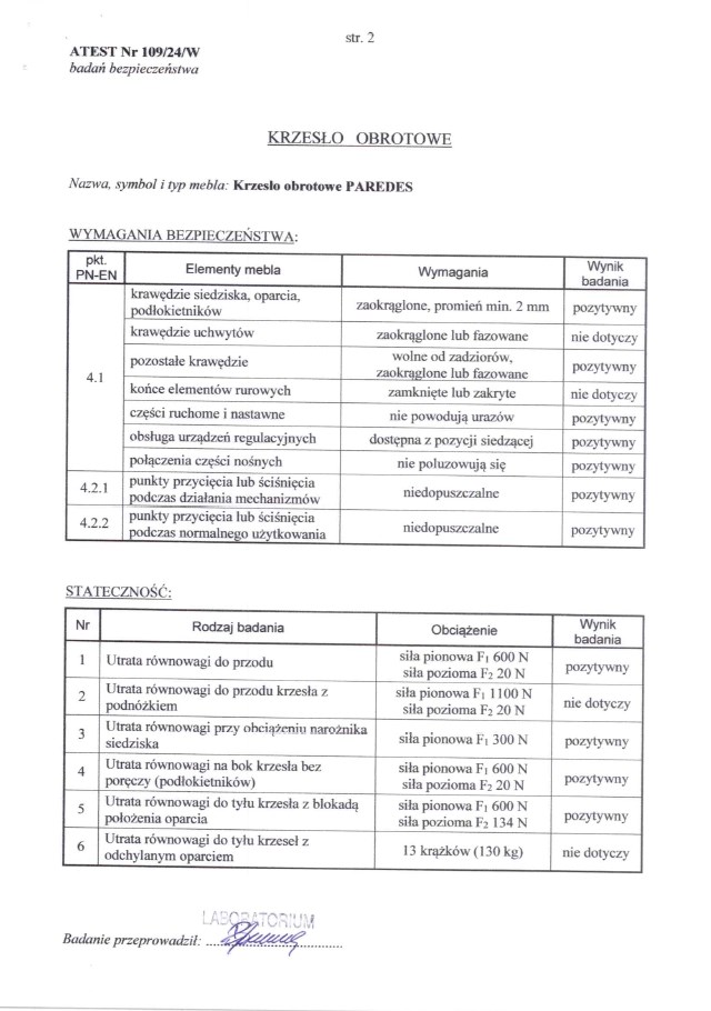 PAREDES työtuoli, musta