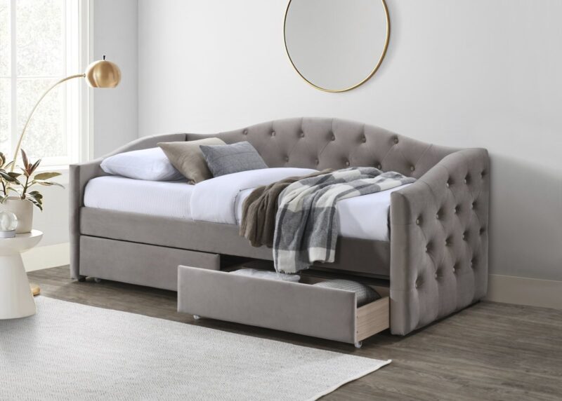 ALOHA sänky laatikoilla, väri: beige