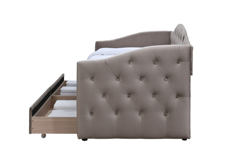 ALOHA sänky laatikoilla, väri: beige