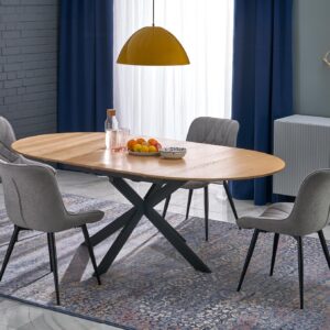 ACORD jatkopöytä, luonnollinen/musta