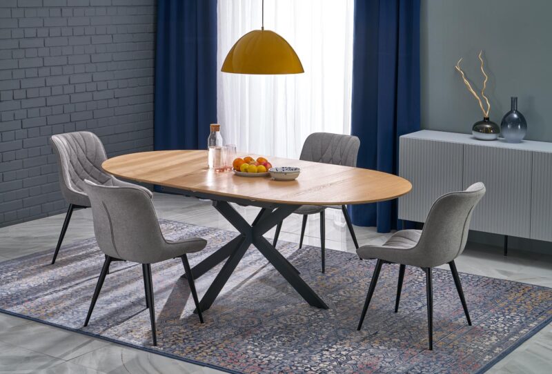 ACORD jatkopöytä, luonnollinen/musta