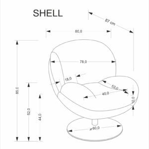 SHELL l.tuoli, kerma
