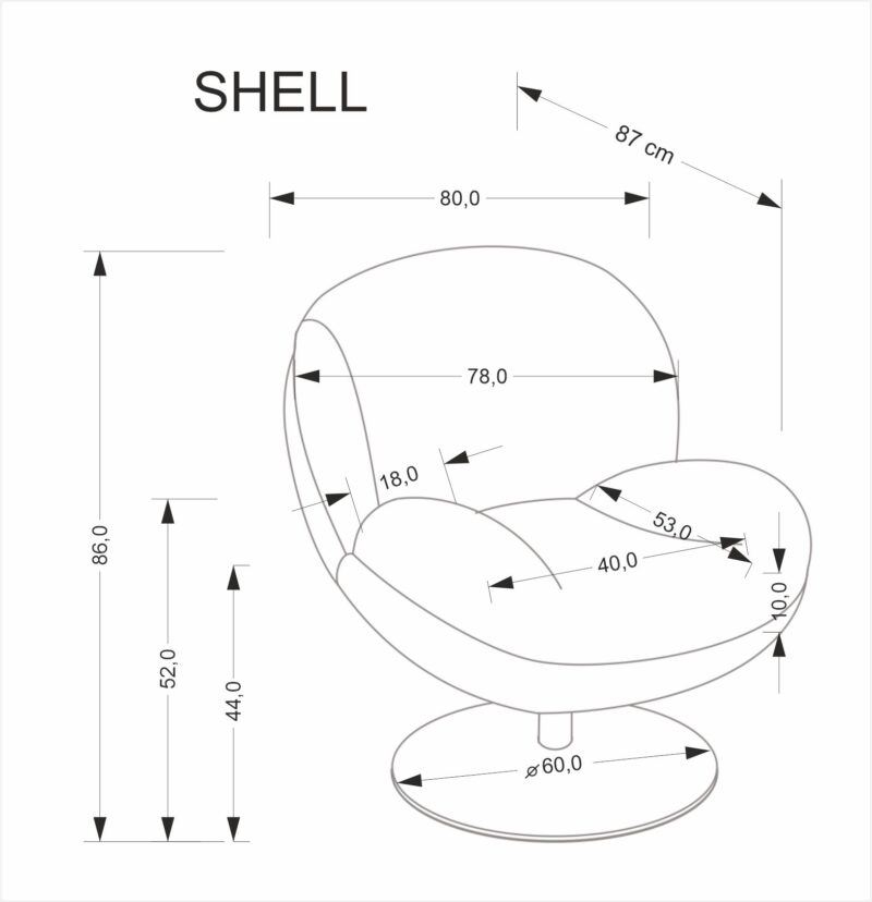 SHELL l.tuoli, kerma