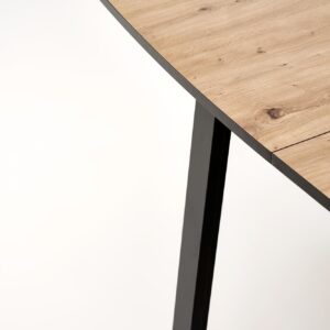 BARRIL jatkopöytä, väri: artisan tammi / musta